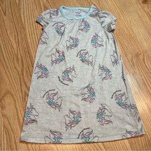 Carters‎ unicorn nightgown 2-3